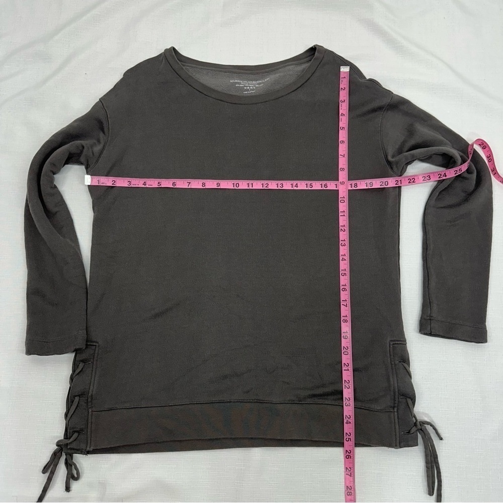Majestic Filatures Women's Size 2 Small Gray Tie Side Boatneck Shirt - Picture 11 of 16
